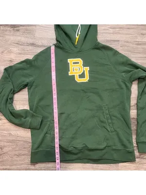 Nike Women's Baylor University Hoodie Size Large C24346 thumbnail 6