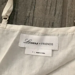 Lovers + Friends white flowy top thumbnail 3