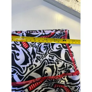 ZooZatz Wisconsin Badgers All Over Print Leggings Black White Red‎ Womens Small thumbnail 4
