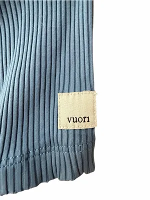 VUORI rib crop tank large pool blue thumbnail 5