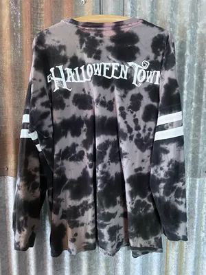 Her Universe Disney Tim Burton Jack Skellington Black Tie Dye Lg Halloween Town thumbnail 2