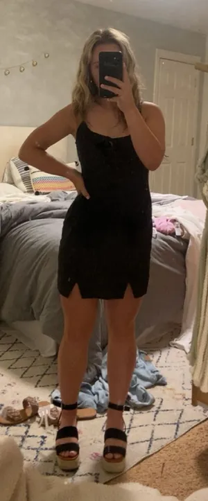 Wild Fable/ Target Black Short Sundress thumbnail 1