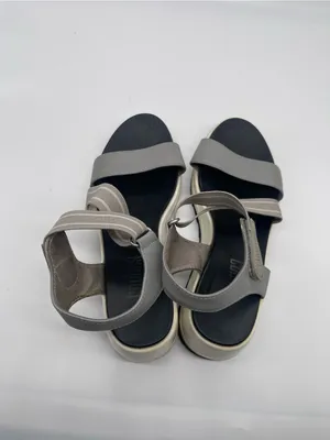 Cougar Platform Sport Sandal in Gray and Cream thumbnail 4
