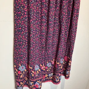 Natural Life Pink Ditsy Floral Midi Skirt - size Medium thumbnail 2