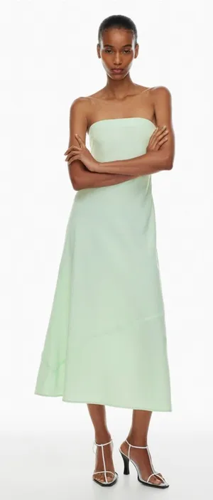 Aritzia‎ Babaton Mint Green Resolution Maxi Strapless Dress Size XL thumbnail 1