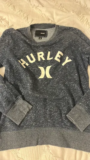 Hurley Navy Blue Crewneck Sweater thumbnail 1