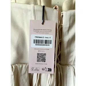 Oh Polly Emeline Corset Strapless Tulle Mini Dress in Ivory Size 4 thumbnail 7