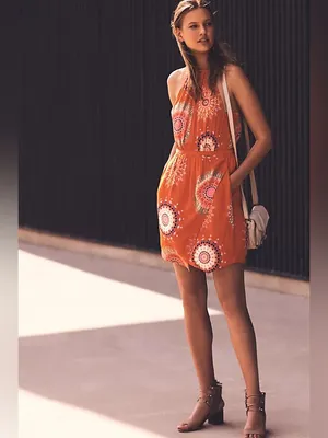 Anthropologie Floreat Livia Halter Dress Size 4 thumbnail 4