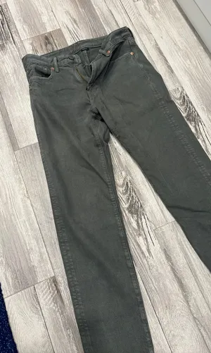 American Eagle, easy flex olive pants thumbnail 1