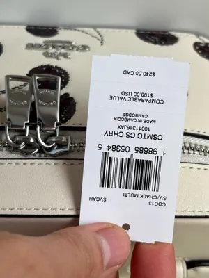 Coach Cosmetic Case With Cherry Print  thumbnail 6