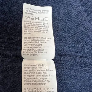 J. Crew V-Neck Sweater In‎ Yarn Womens Medium Navy Blue Merino Wool Alpaca Knit thumbnail 8