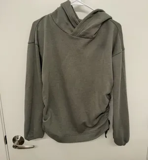 Aerie Green Hoodie Hooded Sweatshirt thumbnail 1