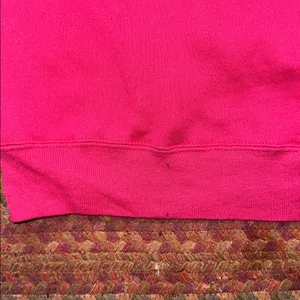 Vtg Jerzees Super Sweats Hot Pink Conversations Heart Sweatshirt thumbnail 5