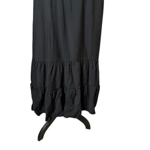 A New Day Whimsigoth Grunge Open Back Tiered Cami Black Maxi Dress Womens S Cut Out thumbnail 7