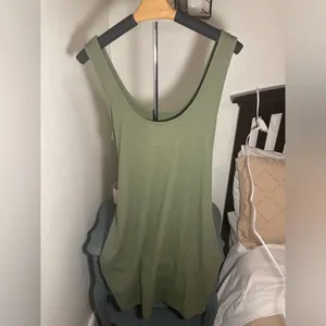 Aerie Green Knot Front Midi Dress Size XL​​ thumbnail 6