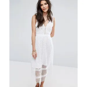 🔥🔥 5/$25 sale 🔥🔥 Abercrombie & Fitch for asos Lace Zip-Back Midi Dress size xs thumbnail 4