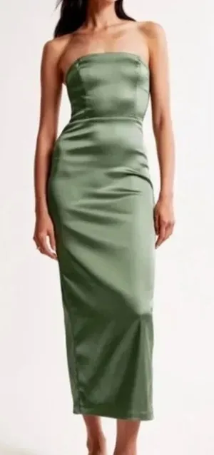 Abercrombie & Fitch Strapless Sculpt Maxi Dress NEW Size XL thumbnail 1