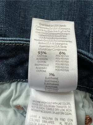 Mother Denim Women’s The Looker Switch It Up Dark Wash Crop Skinny Jeans Size 28 thumbnail 7
