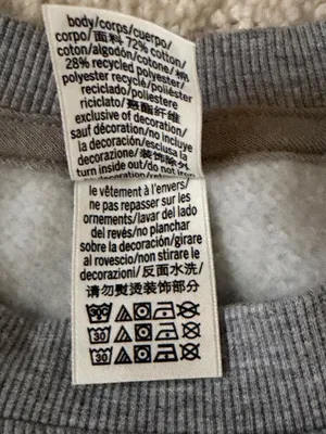 Victoria’s Secret PINK 1986 Sweatshirt Grey Medium Womens NWOT thumbnail 6
