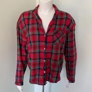 Victoria’S Secret Red Plaid Pajamas Set Small thumbnail 5