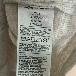 Old Navy Heather Gray High-Neck Tank thumbnail 3