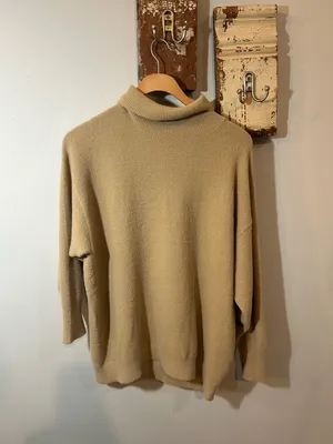 Aritzia Wilfred Hush Knit Turtleneck Chenille Sweater thumbnail 3