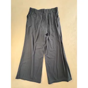 Halara Blue Gray Wide Leg Pleated Elastic Waist Trousers Pants‎ 1X Regular 0528 thumbnail 2