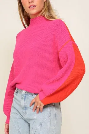 Entro Lumiére Two Toned Sweater thumbnail 1