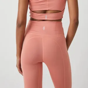 FP Movement High-Rise Ankle Breathe Deeper Leggings Size S Crush Blush/Peach NWT thumbnail 2