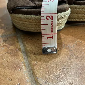 Ugg‎ Tawnie brown suede espadrille wedges size 9 thumbnail 4