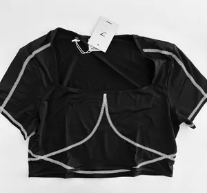 Gymshark XL Stitch Feature Crop Top thumbnail 1