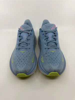 Hoka Clifton 9 Color Blue And Pink Colorway With Neon Green Accents SZ 9.5 thumbnail 2