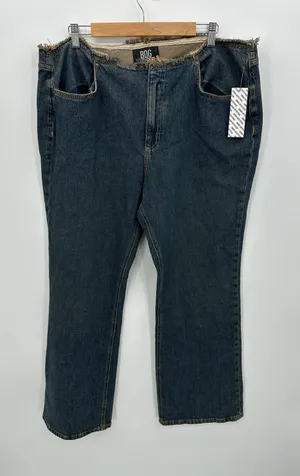 BDG Urban Outfitters‎ Straight Leg Jeans 34W Raw Waist Y2K Vintage Wash thumbnail 1
