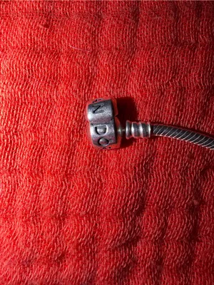 Pandora snake chain charm bracelet thumbnail 4