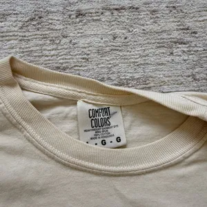 Comfort Colors Cream Tiger Graphic Tee (Size Large) thumbnail 5