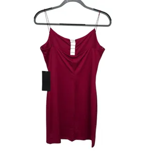 Bebe‎ XL Spaghetti Strap Beautiful Red Bodycon Bandage Dress NWT thumbnail 5