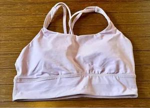 Lululemon Energy Longline Bra Medium Support Lavender color Women's Size 10 thumbnail 1