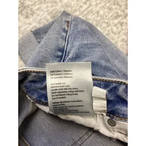Risen Jeans Womens Cuffed HR Short Light Wash Denim RDS6155SZ Size S thumbnail 7