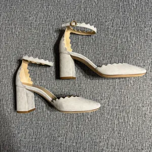 Chloe Lauren Scallop Ankle Strap D’ Orsay Pumps thumbnail 7