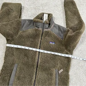 Patagonia Women's Fleece Retro-X Jacket Full Zip Stand-Up Collar Dark Walnut S thumbnail 14