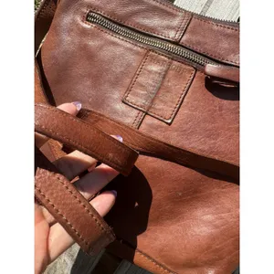 Harbour 2nd Leather Brown Crossbody Distressed Buckle‎ Purse thumbnail 4