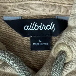 Allbirds Tan Beige Hoodie Organic Cotton Hemp Tencel Sweatshirt Unisex Size L thumbnail 3