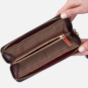 HOBO Max Large Zip Around‎ Leather Continental Wallet, Organization, Mosaic, NWT thumbnail 3