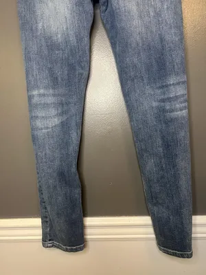 Altar'd State Jeans Womens 25 Blue Distressed Skinny Stretch Denim Pants thumbnail 6