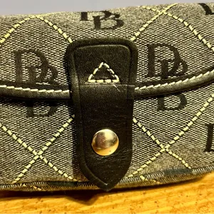 Dooney & Bourke Black and Gray Clutch thumbnail 6