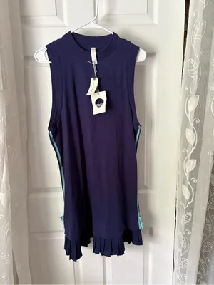 New Anthropologie Daily Practice Layer Up mini dress size S NWT cotton thumbnail 3