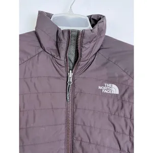 The North Face Puffer Jacket Purple Quilted Full Zip Small thumbnail 6