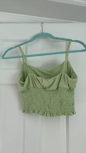 Aritzia Green Cropped Top thumbnail 3