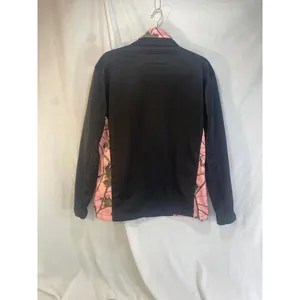 Trail Crest Woman Black Med Pink Camo Full Zip Softshell Jacket Hunt Hike thumbnail 8