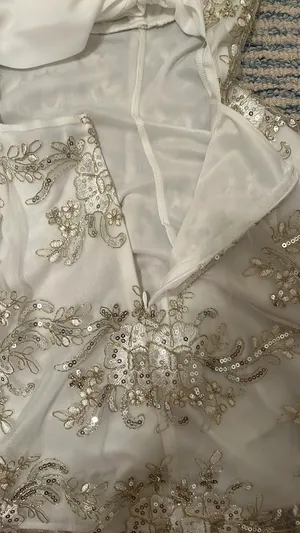 Lucy in the Sky Gold and White Sequin Mini Dress XS thumbnail 3